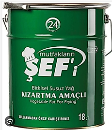 KIZARTMA YAĞI 18 LT